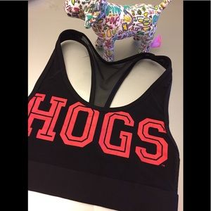 VS PINK Collegiate Collection HOGS Bra
